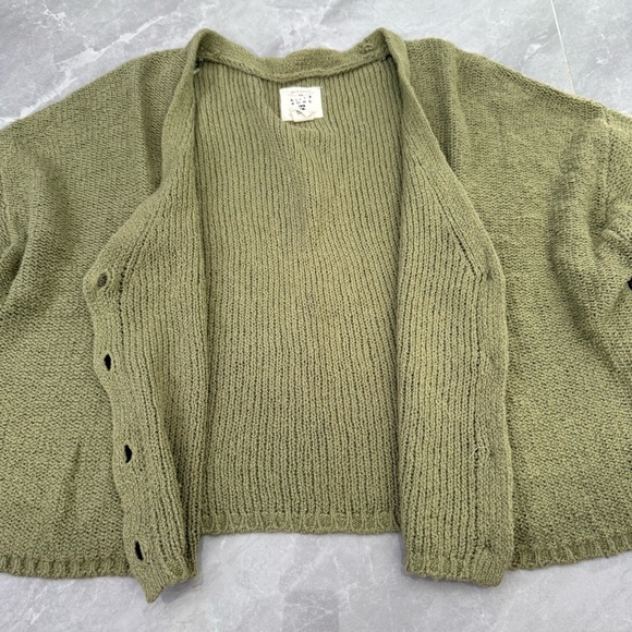 Women’s Billabong Button Down Knit V-Neck Cardigan Sweater Size Large - Picture 7 of 16